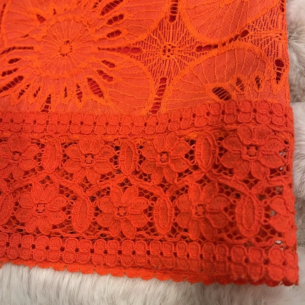 Zimmermann red lace midi skirt sample size 4/6 - Picture 8 of 11